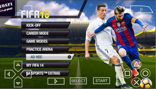 Free Download FIFA 2018 Apk PPSSPP ISO Zip File for Android