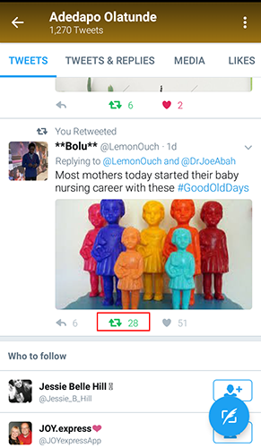 how to delete a retweet Android iPhone
