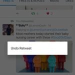 how to delete retweet
