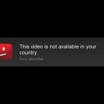 not available in your country YouTube feature